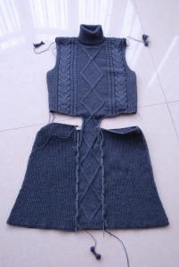 破蛹化蝶 套头衫 【蛹化蝶手工】妮乐——可以当连衣裙穿的长款毛衫