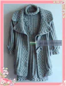 棒针毛衣外套编织款式 中国情节--中长棒针时尚外套