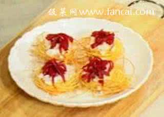 老北京香酥饼做法视频 北京特色小吃-龙须饼的做法