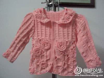 女童钩针裙子图解教程 钩针 一款女童褶皱小洋装（有图解）、儿童编织服饰天地,90~110cm中童图案图解、快乐编织论坛