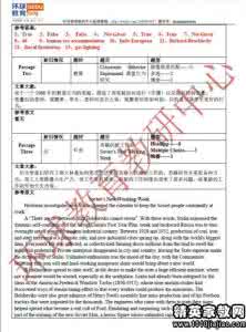 雅思阅读 雅思阅读:特殊中心词和普通中心词