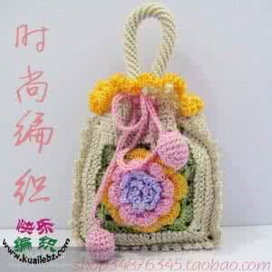 手工勾花图案大全 钩针花朵图案大全