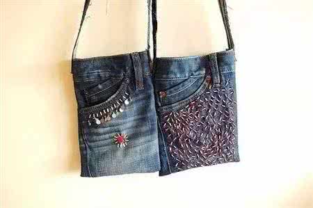 穿旧的牛仔裤 牛仔裤穿旧了，千万别扔！