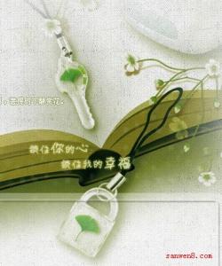 为你锁心 为你锁心，为你锁爱 【经典美文】