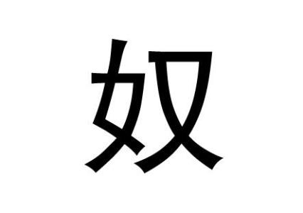 学奴 汉字 奴字