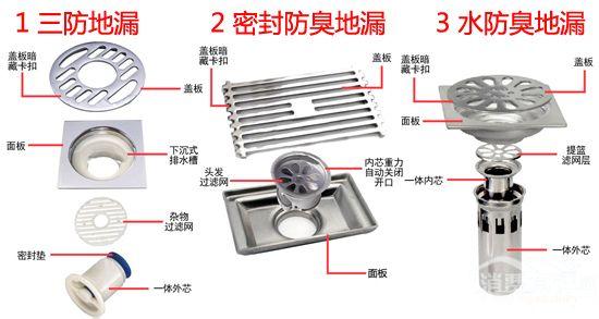 怎样挑选地漏 地漏怎么选购 地漏怎么选?