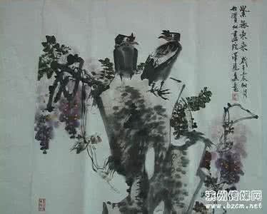 国画八哥画法 国画八哥画法 国画--八哥