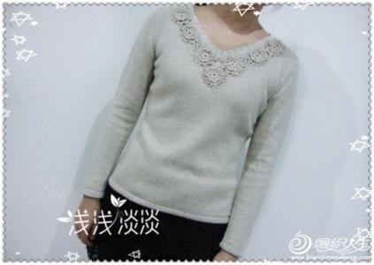 辫子麻花花的棒针织法 【棒针教程】辫子花 一字领打底衫