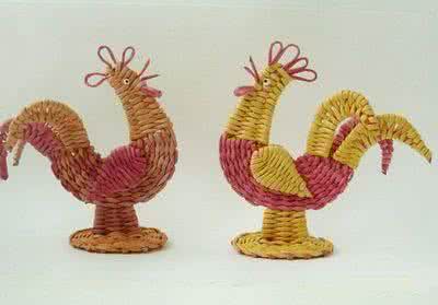 用纸折简易公鸡 废旧利用——教你用纸管编织公鸡储物篮