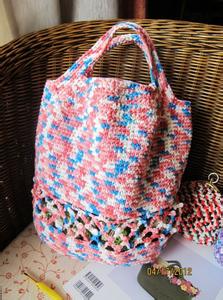 漂亮手提包的钩法视频 精致口金手提包的钩法图解