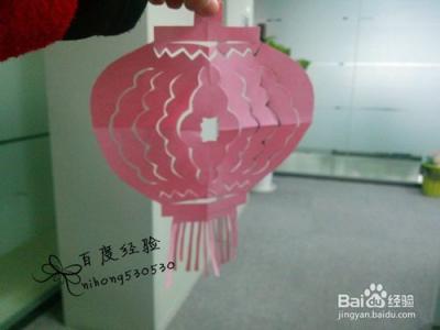 灯笼剪纸 灯笼怎么做 简易灯笼剪纸怎么做？