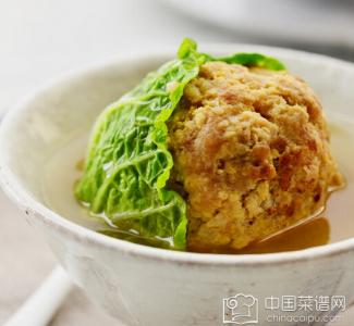 白菜狮子头 福禄寿喜——白菜狮子头