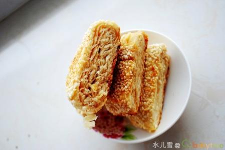 麻酱烧饼 【麻酱烧饼】层层麻酱香