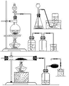 化学实验装置图 中学化学实验装置图库