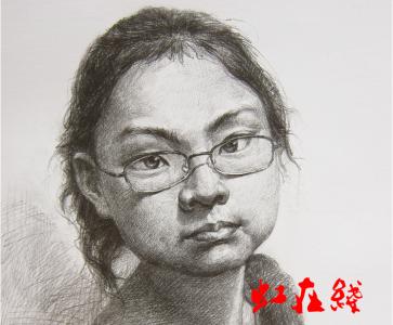 素描头发的画法步骤图 素描中如何将头发画的真实不呆板