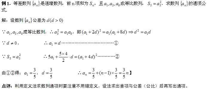 高考数学数列专题 2014年高考数学必专题汇总:修5通项公式求法归纳