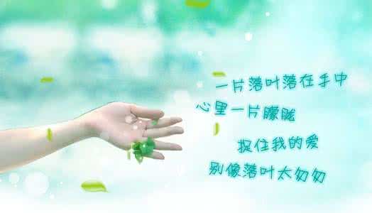 等待一个回眸 等一个若有可能的回眸