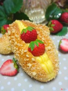 酥粒面包 蛋黄酱酥粒面包（烫种）—自制酥粒、蛋黄酱