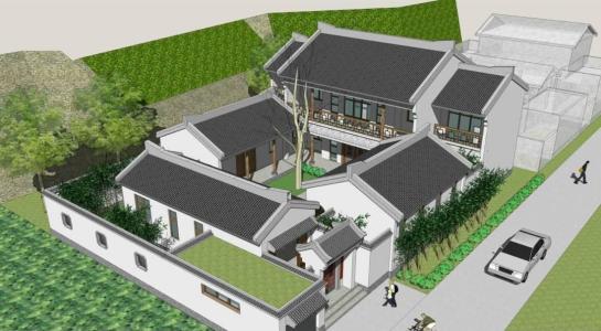 建筑设计四合院 四合院设计之南北建筑设计精华融合