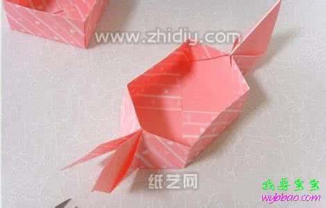 折纸糖果盒子 糖果盒子 折纸教程--如何制作糖果盒子