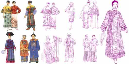 80年代中国流行服饰 中国古代一共有多少种流行服饰？
