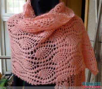 菠萝花围巾的钩法视频 菠萝花样小围巾