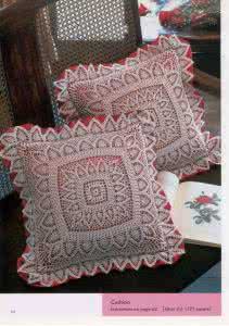 钩针编织菠萝花图解 钩针编织----菠萝花桌布 靠垫