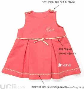 韩国儿童服饰品牌 【韩国儿童服饰裁剪图及制作方法3】