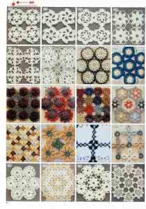 手工编织包包钩针花样 【编织花样】手钩花样----原书2180例