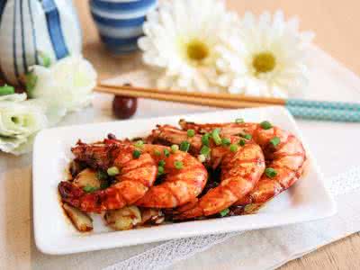 姜葱炒大虾 干锅葱姜大虾