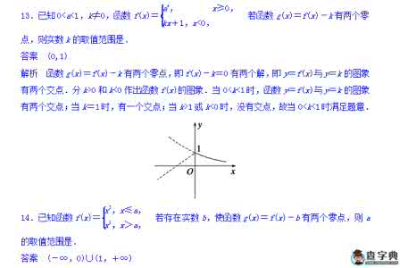 高考数学复习必备精品：函数与方程