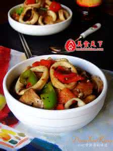 鱿鱼 下厨房 红烧鱿鱼豆腐----怎样科学的饮食【厨屋飘香】