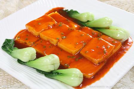浇汁豆腐 图文：浇汁豆腐
