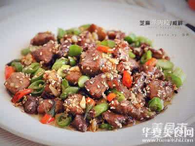芝麻羊肉的做法 芝麻羊肉的做法,芝麻羊肉怎么做好吃,芝麻羊肉的家常做法