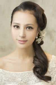 新娘小清新发型 清新迷人新娘发型推荐
