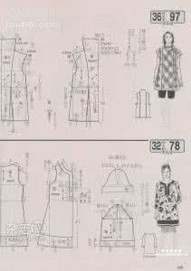 童装裁剪图160款 几款清楚的秋装裁剪图