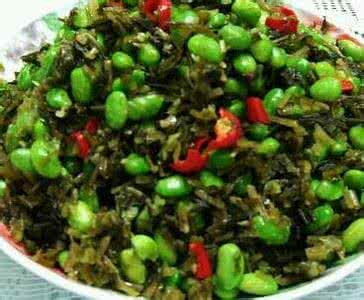 雪里蕻炒黄豆 【图文】雪里蕻炒黄豆的做法