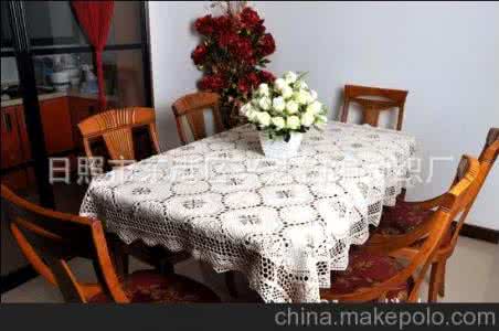 钩编台布花样 【家居钩编】精美台布