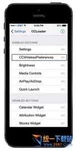 ios7使用插件 ios7.1.X插件CCWirelessPreferences使用
