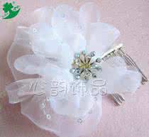 和服头饰 教你DIY日式风和服布花头饰饰品教程