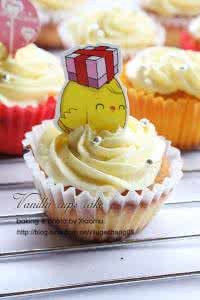 香草纸杯蛋糕的做法 香草纸杯蛋糕