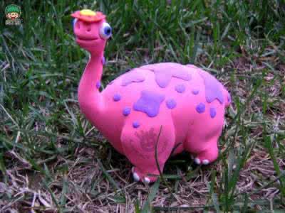 手工制作小恐龙 手工软陶艺术小恐龙手工DIY图解教程