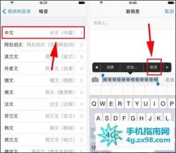 文字朗读软件 iPhone 5S手机朗读文字设置教程