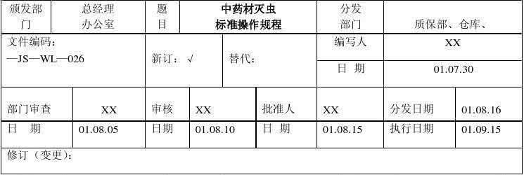 设备标准操作规程sop 设备运行管理规程 sop 流程图 1