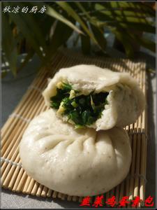 韭菜鸡蛋素包子的做法 韭菜鸡蛋素蒸包
