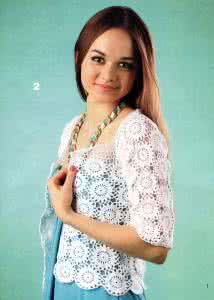 женя любич Вяжем крючком №7 2014----青春美少女主打连衣裙及其他