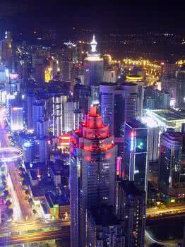 深圳夜景大图 高清大图:俯拍深圳全城夜景(原创组图)