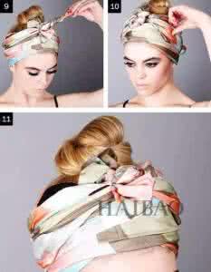 丝巾 发型 教你4款抗风又时髦丝巾发型 八级大风都不怕！|发型|丝巾|大风