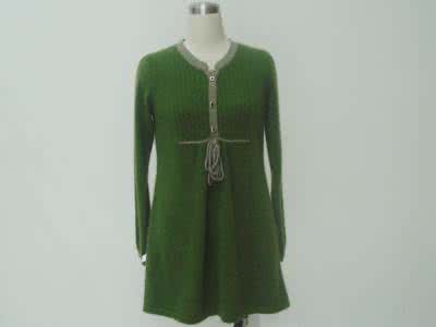 手工编织貂绒毛衣教程 手工编织貂绒大衣款式 裙装  【夏天手工】——“灰姑娘 ”貂绒版本 简单的美