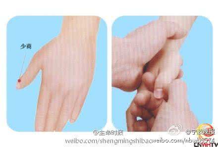 喉咙肿痛怎么办 喉咙肿痛,点按“少商穴”